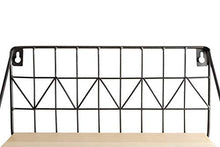 Load image into Gallery viewer, Mkono Wall Mounted Floating Shelves Set of 2 Rustic Metal Wire Storage Shelves Display Racks Home Decor: Home &amp; Kitchen