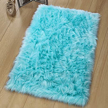 Load image into Gallery viewer, Noahas Luxury Fluffy Rugs Bedroom Furry Carpet Bedside Sheepskin Area Rugs Children Play Princess Room Decor Rug, 2ft x 3ft, White