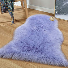 Load image into Gallery viewer, Noahas Luxury Fluffy Rugs Bedroom Furry Carpet Bedside Sheepskin Area Rugs Children Play Princess Room Decor Rug, 2ft x 3ft, White