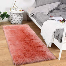 Load image into Gallery viewer, Noahas Luxury Fluffy Rugs Bedroom Furry Carpet Bedside Sheepskin Area Rugs Children Play Princess Room Decor Rug, 2ft x 3ft, White