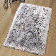 Load image into Gallery viewer, Noahas Luxury Fluffy Rugs Bedroom Furry Carpet Bedside Sheepskin Area Rugs Children Play Princess Room Decor Rug, 2ft x 3ft, White